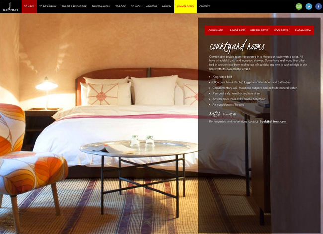 Website Riad El Fenn