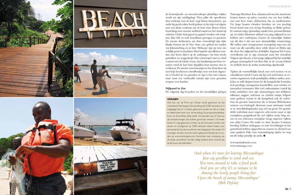 Travel Mozambique, reisreportage SantMedia over de stranden in Mozambique