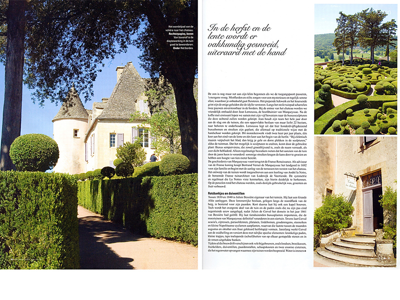 De tuinen van Marqueyssac, vakantie Frankrijk, tuinontwerp, tuin architectuur, groen, travel France, © Tekst Eric Govers, Foto's Liesbeth van der wal, www.santmedia.nl