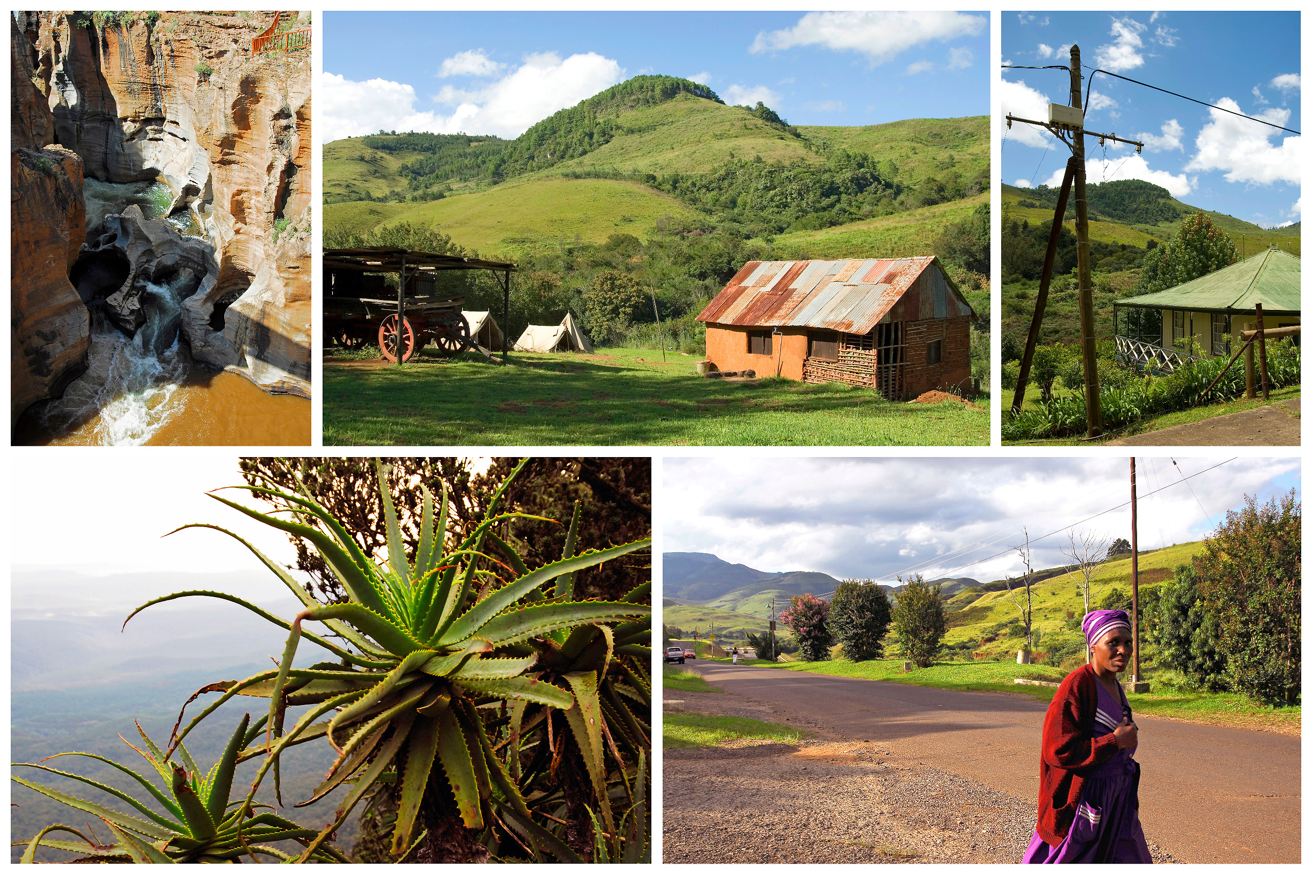 Mpumalanga, Pilgrims Rest, Graskop, The Royal Hotel, Blyde River Canyon, Pelgrims Rest, Goldrush in de Drakensbergen, Alec Patterson, Wheelbarrow, goudader, Zuid Afrika, South Africa, reizen, vakantie, zonvakantie, tekst Eric Govers, fotografie Liesbeth Govers - van der Wal, Santmedia, Om de West, santmedia.nl, Bourke's Luck Potholes, God's Window