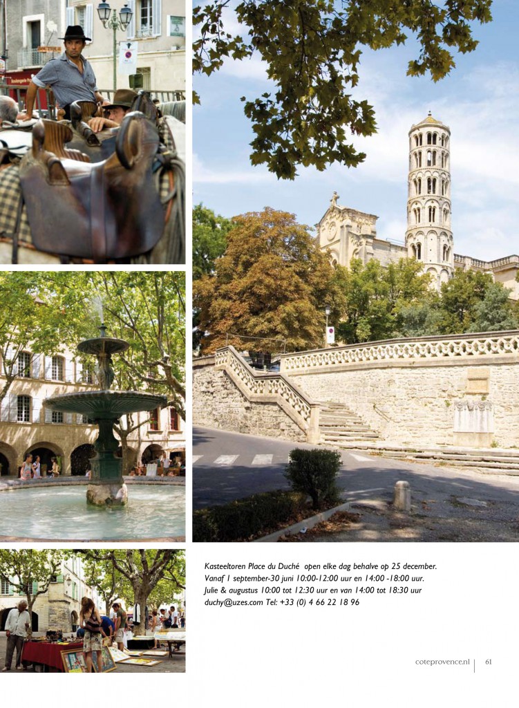 Uzès, Frankrijk, travel, reizen, vakantie, vakantie boeken Frankrijk, Uzès, Eerste hertogdom van Frankrijk © Tekst Eric Govers, Foto's Liesbeth van der Wal, www.santmedia.nl