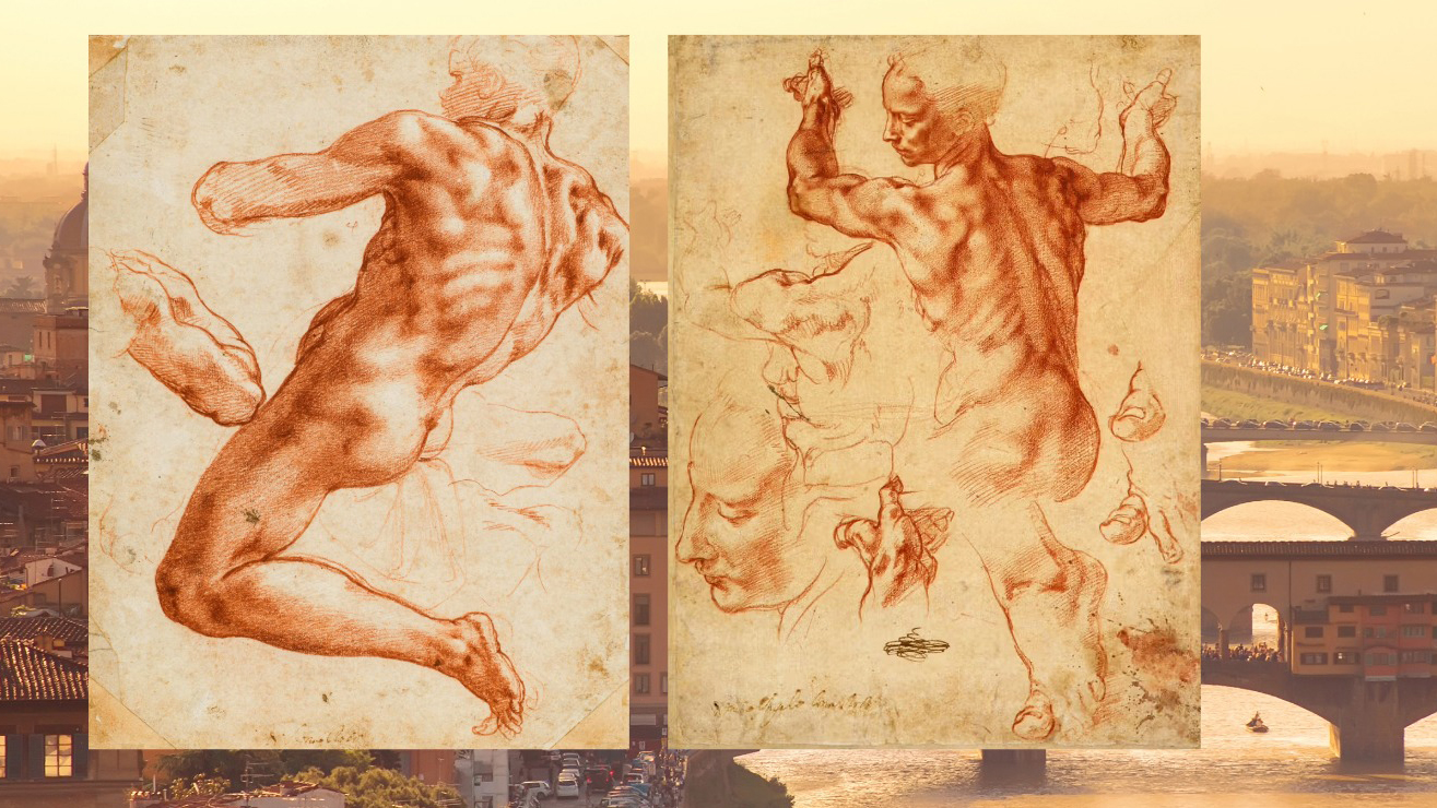 'De mannen van Michelangelo' in Teylers Museum 15.10.2025 - 25.01.2026 Tentoonstelling 'De mannen van Michelangelo' in Teylers Museum Haarlem, tekeningen en werk van Michelangelo Buonarroti (1475-1564), www.santmedia.nl, Florence, Firenze, Rome, reizen, Noord-Holland
