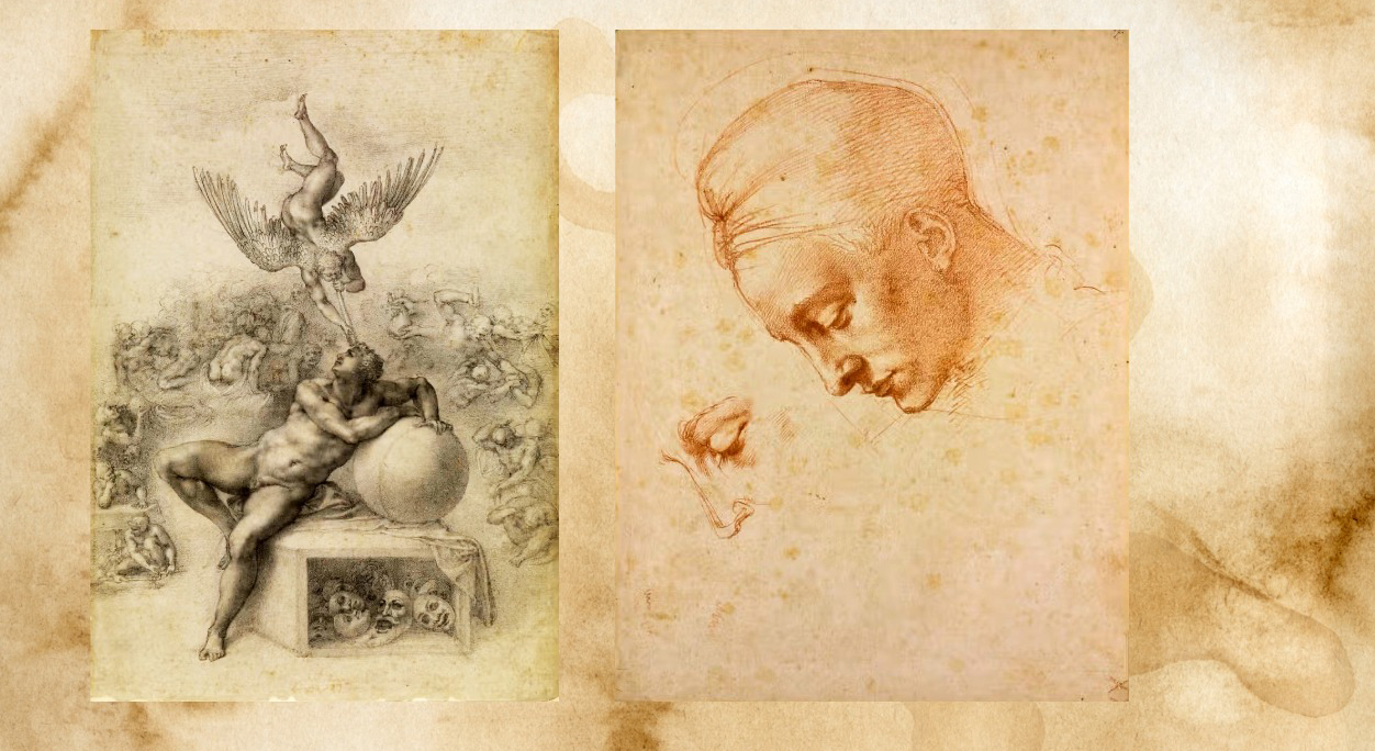 'De mannen van Michelangelo' in Teylers Museum 15.10.2025 - 25.01.2026 Tentoonstelling 'De mannen van Michelangelo' in Teylers Museum Haarlem, tekeningen en werk van Michelangelo Buonarroti (1475-1564), www.santmedia.nl, Florence, Firenze, Rome, reizen, Noord-Holland